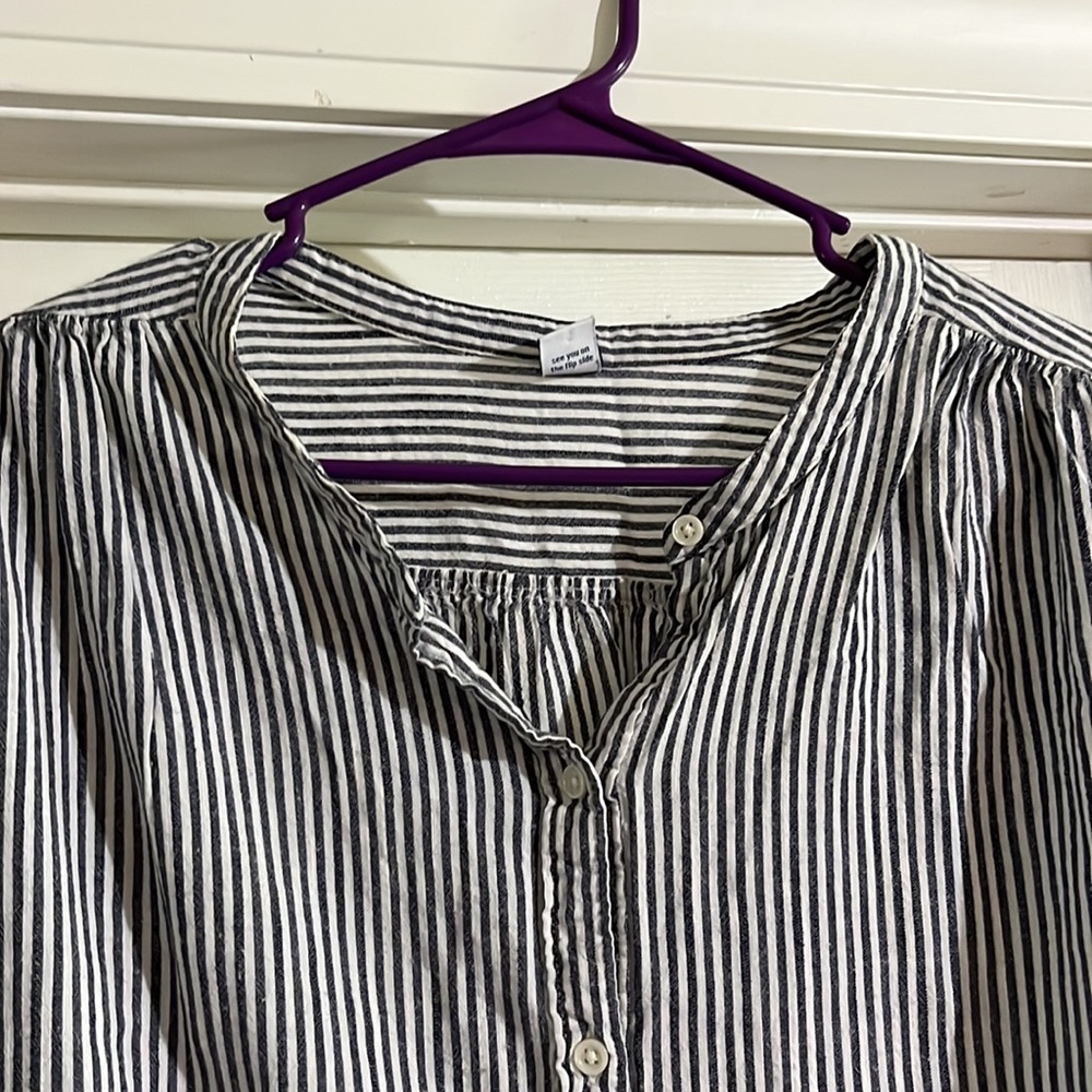 2/$10 Old Navy Striped Shirt - Picture 2 of 8